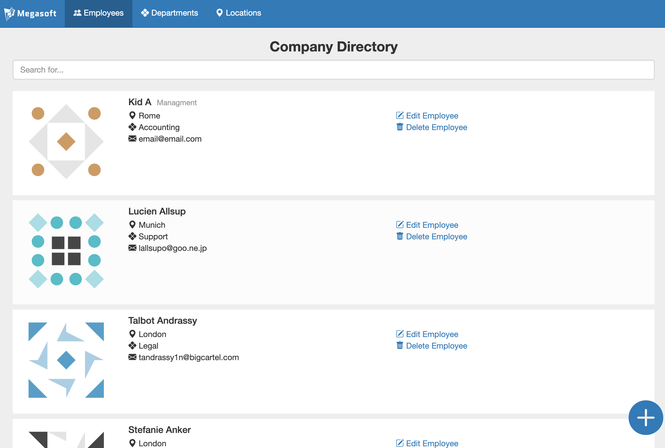 Company Directory